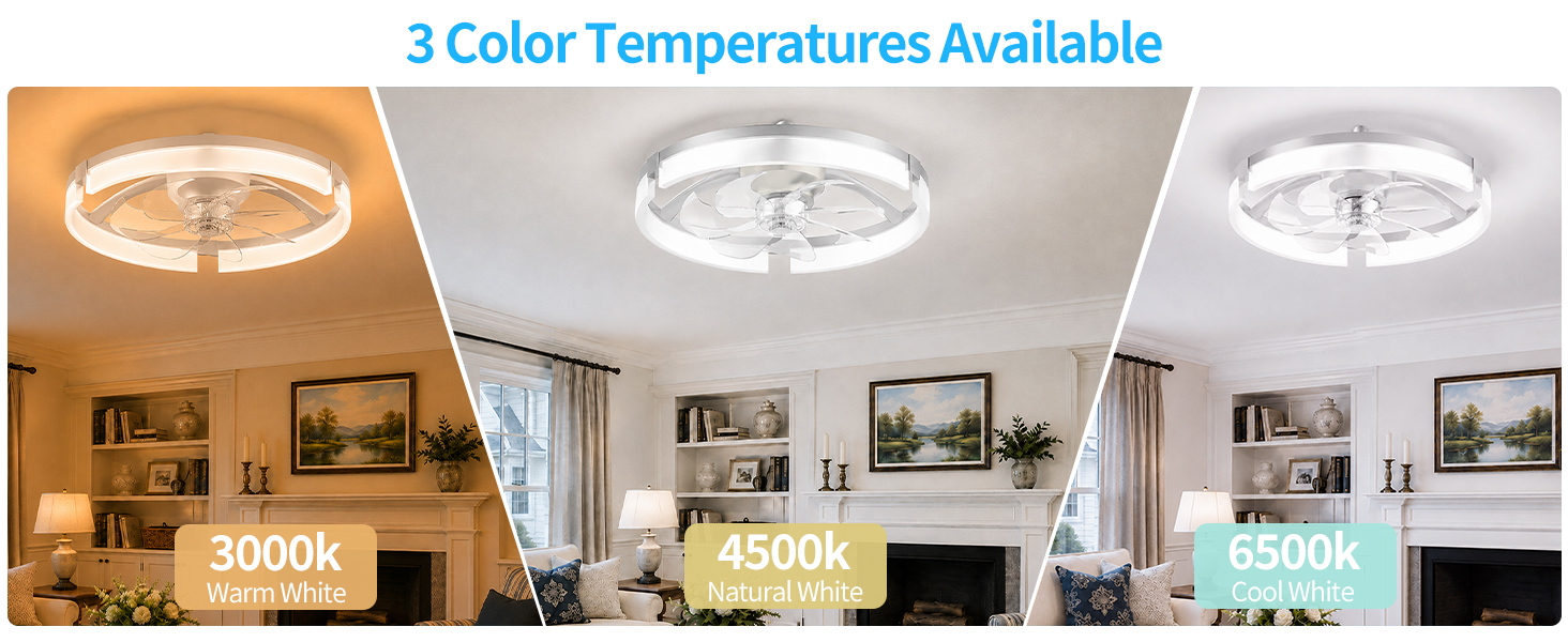Ceiling Fans with Lights and Remote