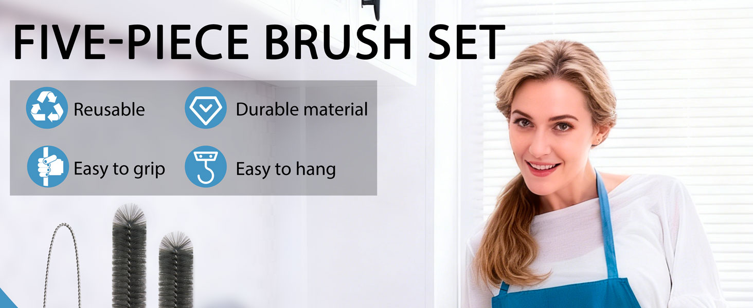 Dryer Vent Brush and Refrigerator Coil Cleaning Brush