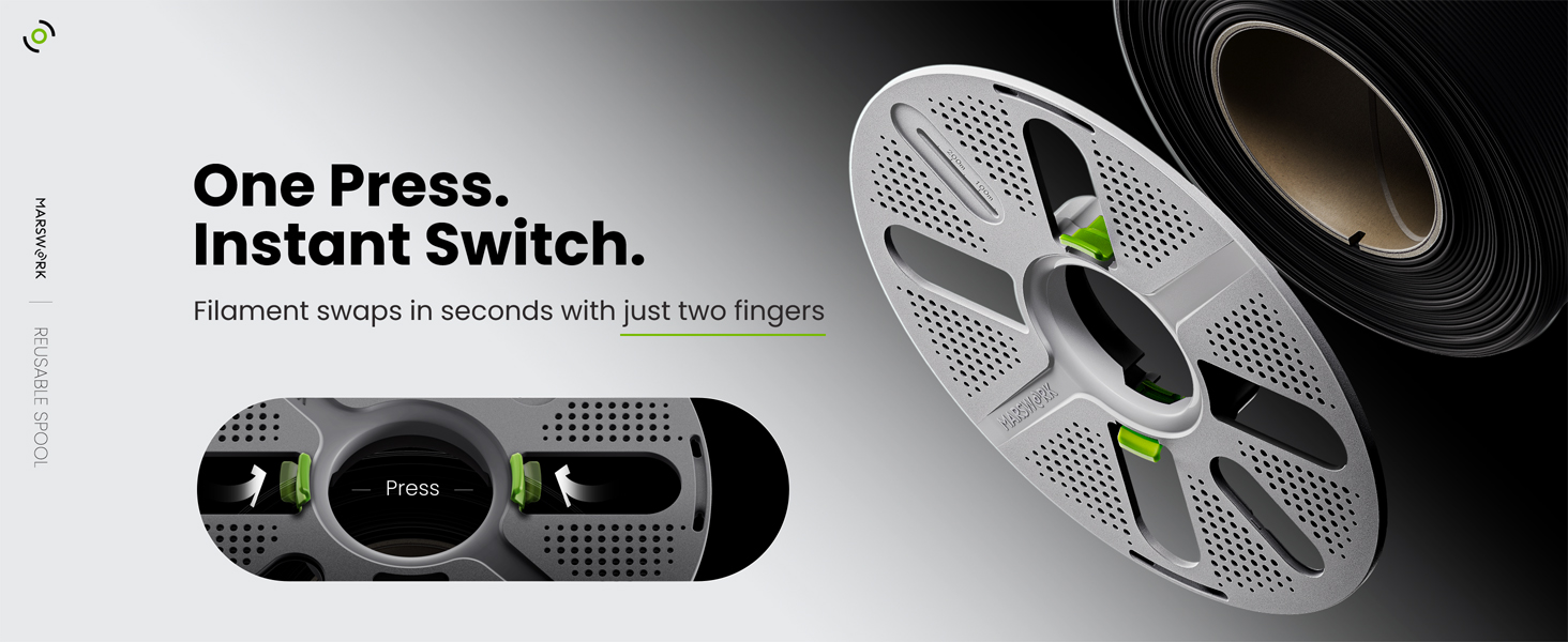 pla with reusable spool