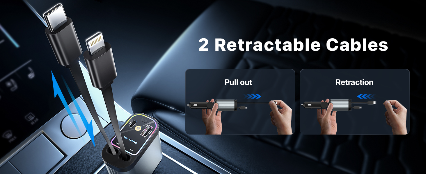 retractable car charger