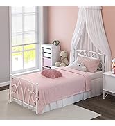 Elephance Twin Bed Frame with Headboard, Metal Platform Bed Frame with 12 Inch Storage Space No B...
