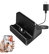 LIZVIE Wireless 5G Hidden Camera USB-C 2K Phone Charger Dock, 170° Wide-Angle Motion Detection Ni...