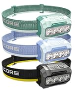 The nitecore HA23 UHE in all 3 colors