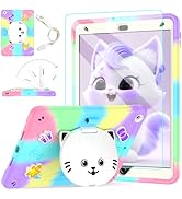 TOMORRY for iPad 9th/8th/7th Generation Case 10.2" with Screen Protector,Cute Cat Stand,Penci Hol...