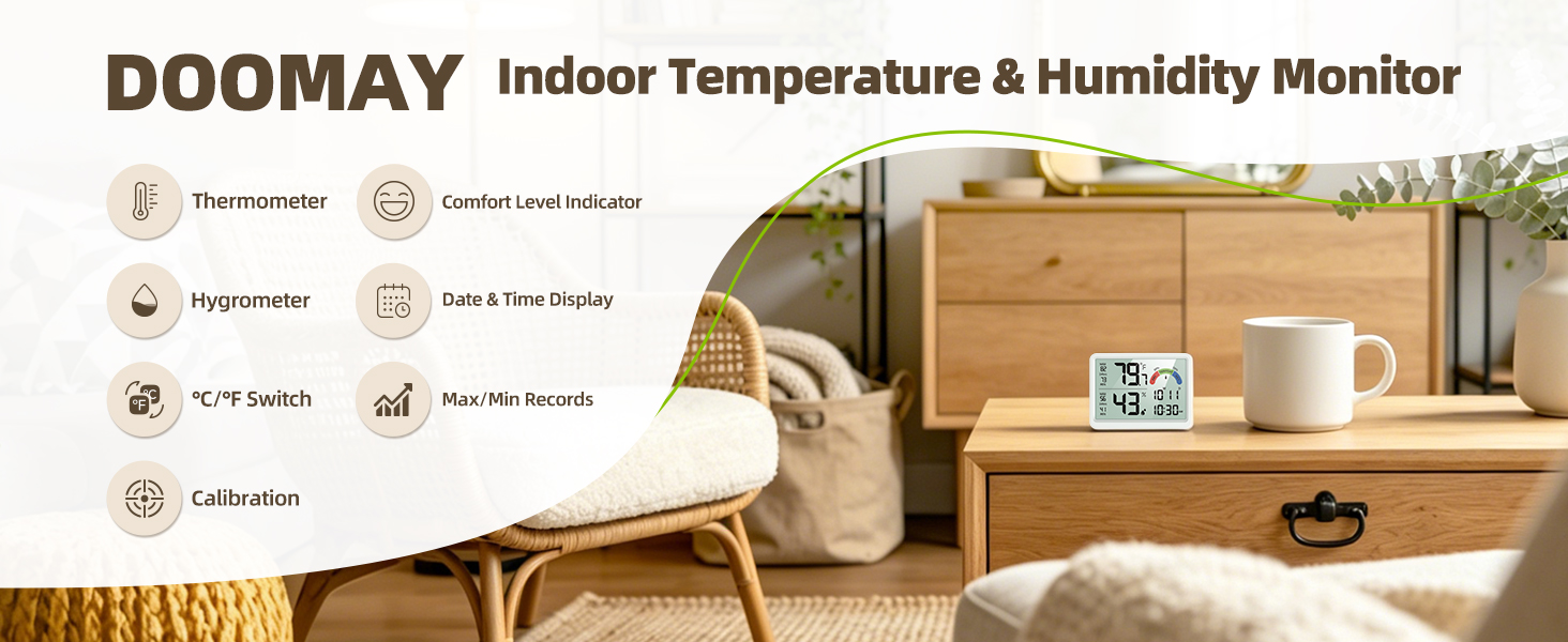 Indoor Temperature &amp;amp; Humidity Monitor