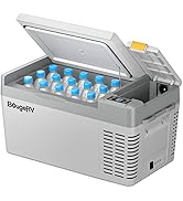 BougeRV 12 Volt Refrigerator, CRPRO 21 Quart 12V Car Fridge, Portable Freezer (-8?~50?), Compress...