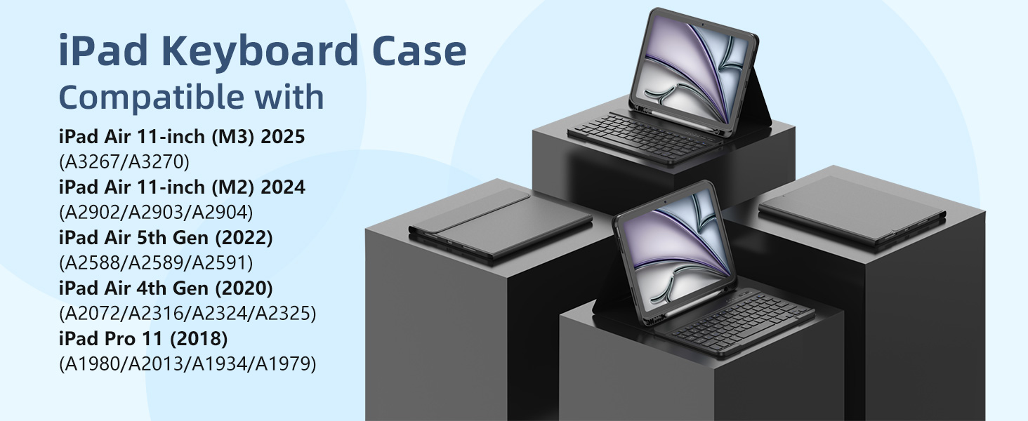 Keyboard Case for iPad Air 5th Generation