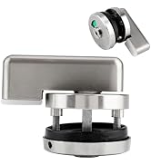 Hapivida Bathroom Door Lock, Zinc Alloy Privacy Indicator Toilet Lock with Vacant Engaged Sign fo...