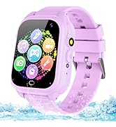 BEIARA Waterproof Kids Smart Watch for 3-12 Years Old Boys Girls Toys with 26 Game Video Camera P...