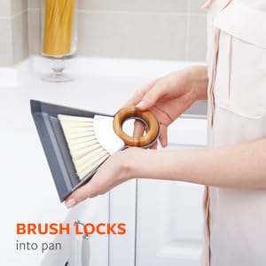 brush lock dustpan