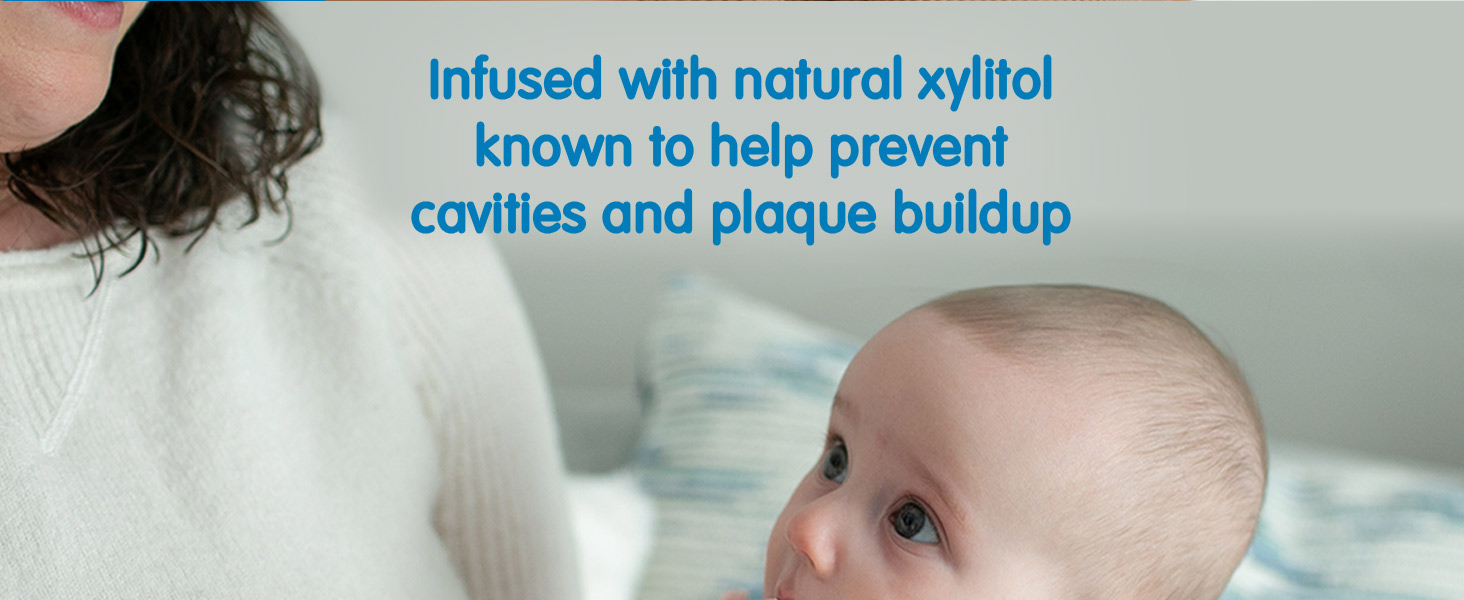 infused with natural xylitol known to help prevent cavities and plaque buildup