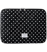 Puffy Laptop Sleeve 13-15.6 Inch Corduroy Quilted Laptop Protective Case Cute Floral Computer Sle...