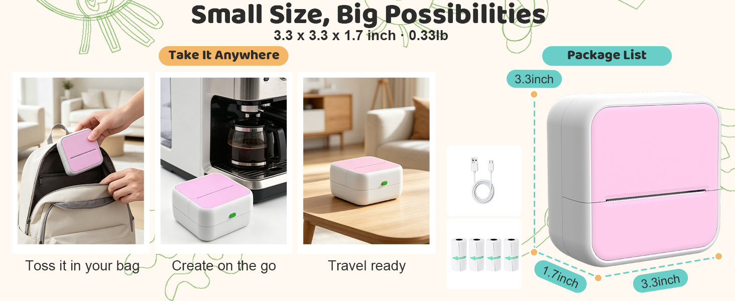 inkless portable printer