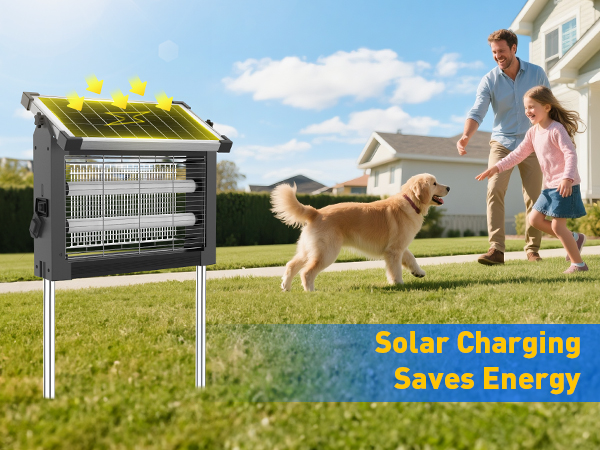 solar bug zapper outdoor waterproof