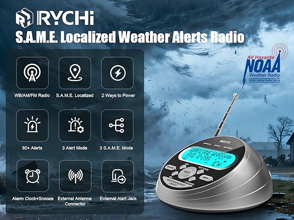 S.A.M.E Weather Alerts Radio