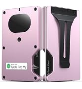 Slim Wallet for Men, Air Wallet Build in Airtag Chip, Smart Wallet Compatible with Apple Find My ...