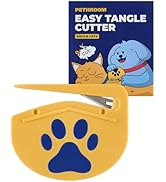 PETHROOM Easy Tangle Cutter for Dogs &amp; Cats | Professional Dematting Tool with Steel Blade | Cat ...