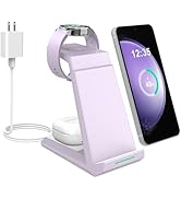 Samsung Wireless Charger 3 in 1 - NANAMI Samsung Charging Station Galaxy Watch Charger Compatible...
