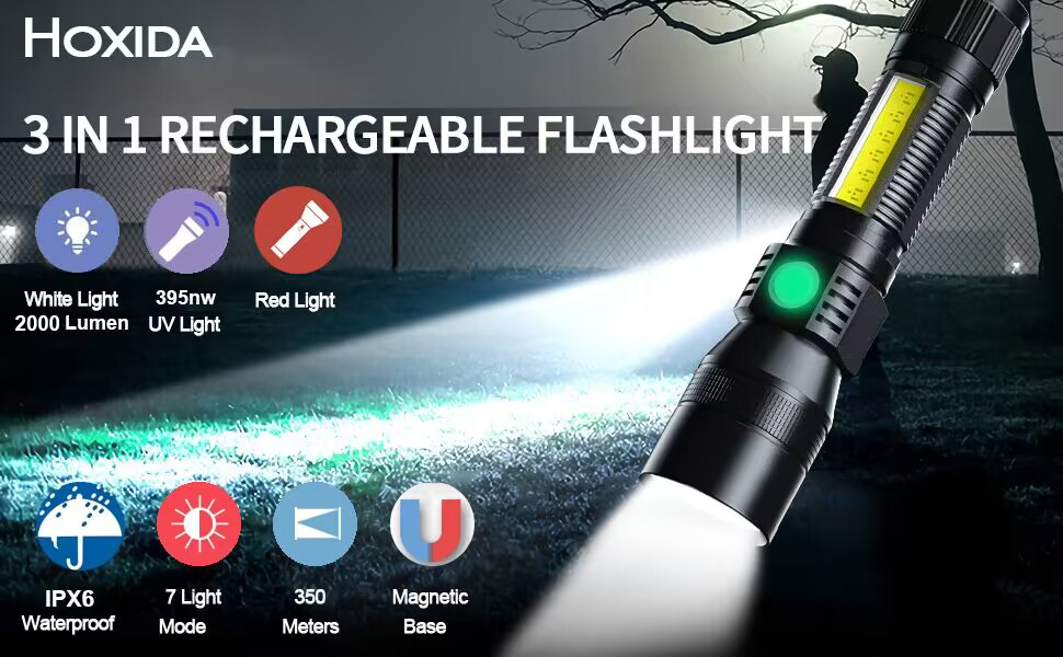 Rechargeable flashlight