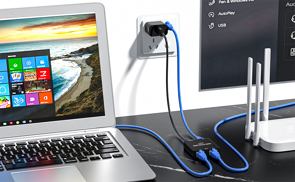 RJ45 Ethernet Splitter