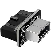 JoyReken USB Front Panel Adapter, Vertical USB C Header Adapter, USB 3.1 Type-E Key-A to USB 3.0 ...