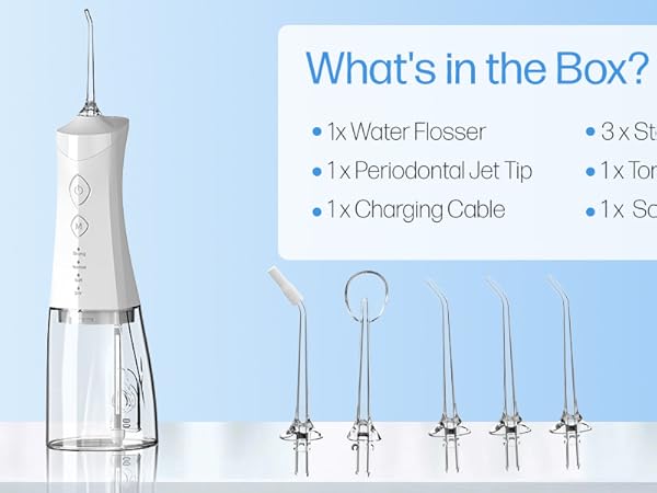 Water Dental Flosser Cordless for Teeth