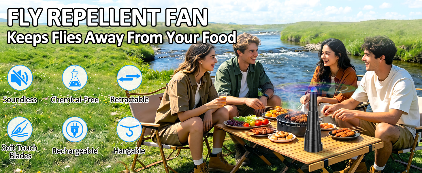 fly fans for tables