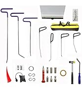 CYGOODS 23 Pcs Dent Repair Rods, Hard Spring Steel Dent Rods, Dent Repair Tools, Professional Hai...