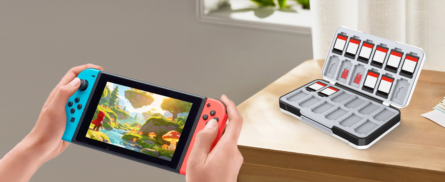Game card case feature