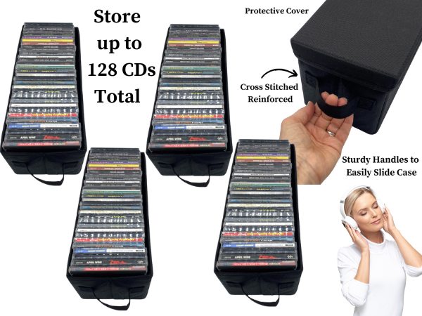 Stores up to 128 CDs between all 4 Storage Boxes