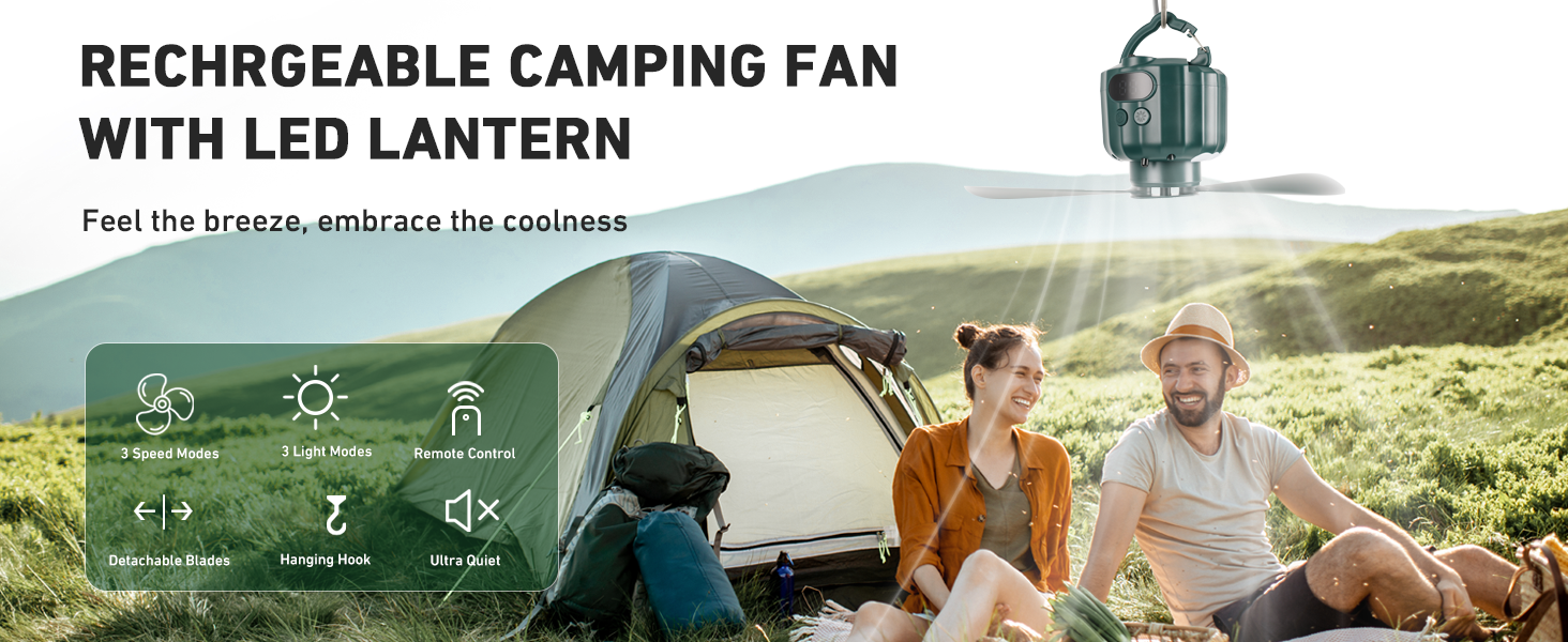 tent ceiling fan