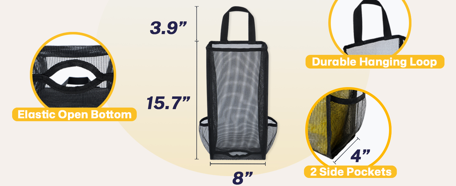 grocery bag holder for plastic bags