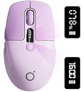 SEUNKWANG EWEADN Q1 Wireless Mouse, BT & 2.4G Silent Mouse Quiet Click with 1600 DPI Levels, Batt...