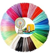 3D Pen PLA Filament Refills, 20 Colors, 20 Feet Each Color, Total 400 Feet by TTYT3D, Support for...