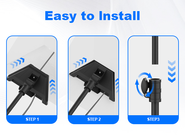 with a snap on installation that can be installed and removed without any tools