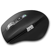 INFINMIND Wireless Bluetooth Side Scroll Mouse with Multi-Device, Ergonomic Computer Mice with Sm...