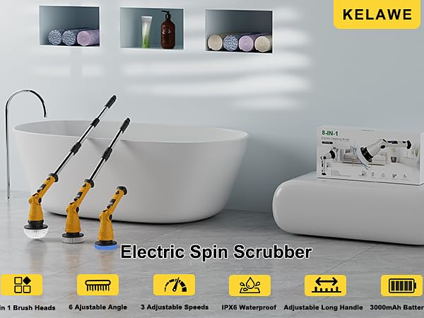 electric bathroom scrubber