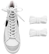 UamGlsob 5/16" Flat Elastic Shoe Lace, 36"-72" Length Stretch Shoelaces Strings Replacement Laces...