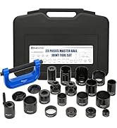 limontek Master Ball Joint Press Kit, Heavy Duty 23Pcs Ball Joint Removal Tool, U Joints and Brak...