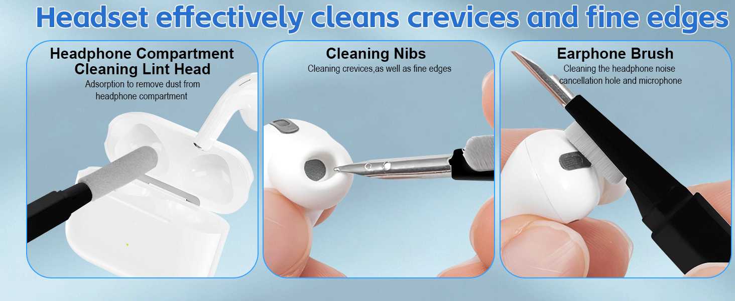 Clean earphones