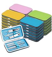Manicure Set Bulk, Nail Clippers Kit Stainless Steel Fingernail Clippers Set, Sturdy Nail Tip Cut...