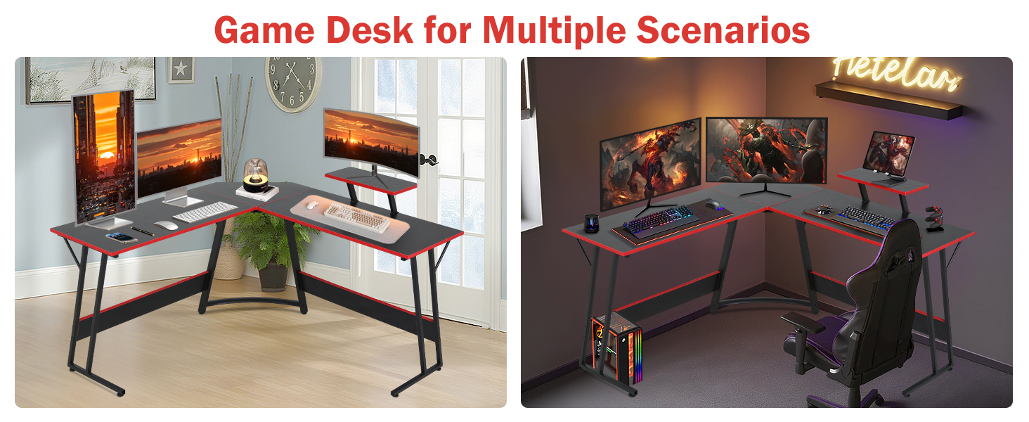 L Shaped Gaming Desk