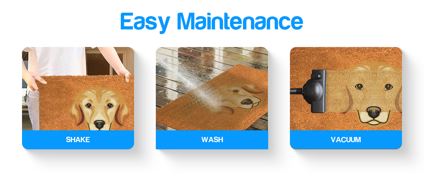 Easy maintenance door mat