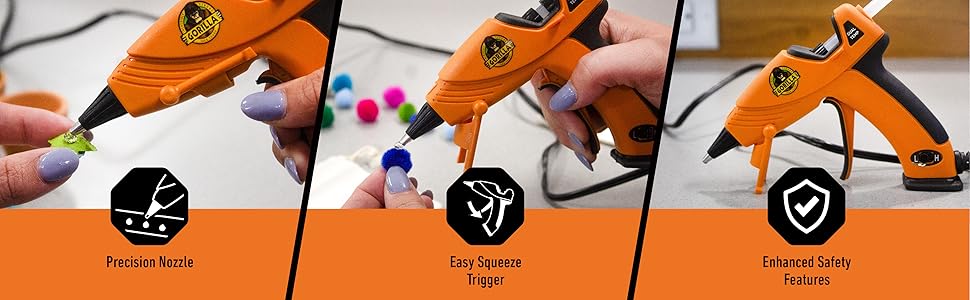 precision nozzle easy squeeze trigger enhanced safety features