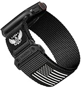 Rugged Nylon- Compatible with Apple Watch Ultra 3/ Ultra 2 Band 49mm Men,Tactical Soft Woven Star...