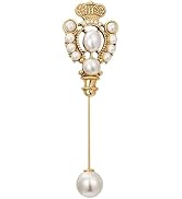 SHE'S FREE STYLE JUST FOR YOU [Versailles Dream] Vintage crown flower brooches and pins for women...