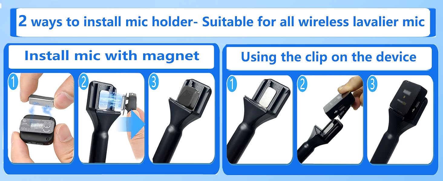 mic holder,wireless mic adapter,dji mic,dji mic 3,dji mic mini 2,rode wireless go 2,microfono rode