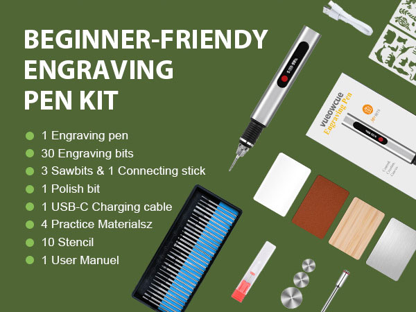 CORDLESS ENGRAVING PEN KIT