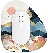 Rimilak Small Mouse Pad 6 x 7 Inch, Irregular Mini Mouse Pad with Non-Slip Rubber Base, Waterproo...