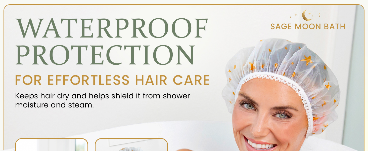 From freshly colored hair to delicate perms, every strand stays dry